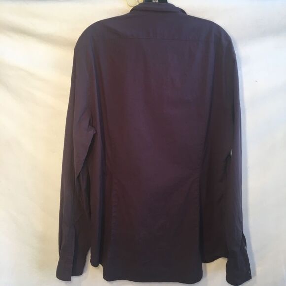 John Varvatos Men's Purple Button Dress Shirt XL - Picture 5 of 7